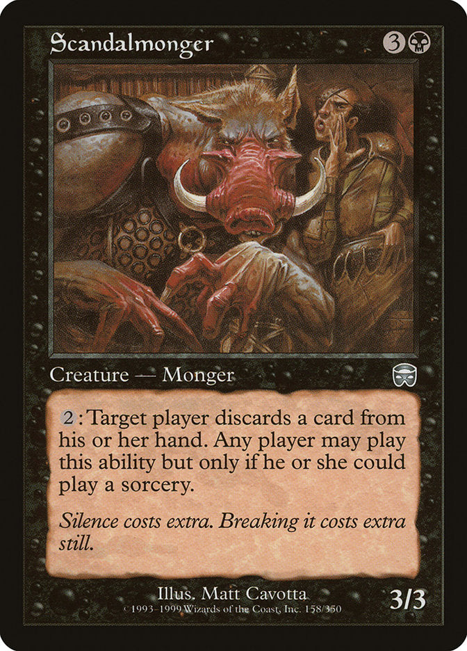 Scandalmonger [Mercadian Masques] | Lots Moore NSW