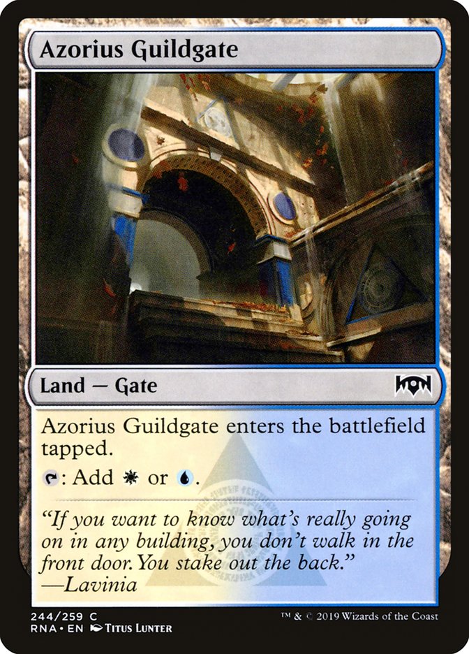 Azorius Guildgate (244/259) [Ravnica Allegiance] | Lots Moore NSW