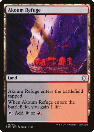 Akoum Refuge [Commander 2019] | Lots Moore NSW