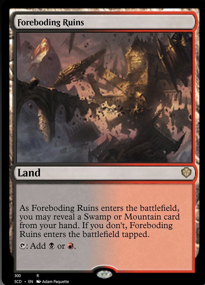 Foreboding Ruins [Starter Commander Decks] | Lots Moore NSW