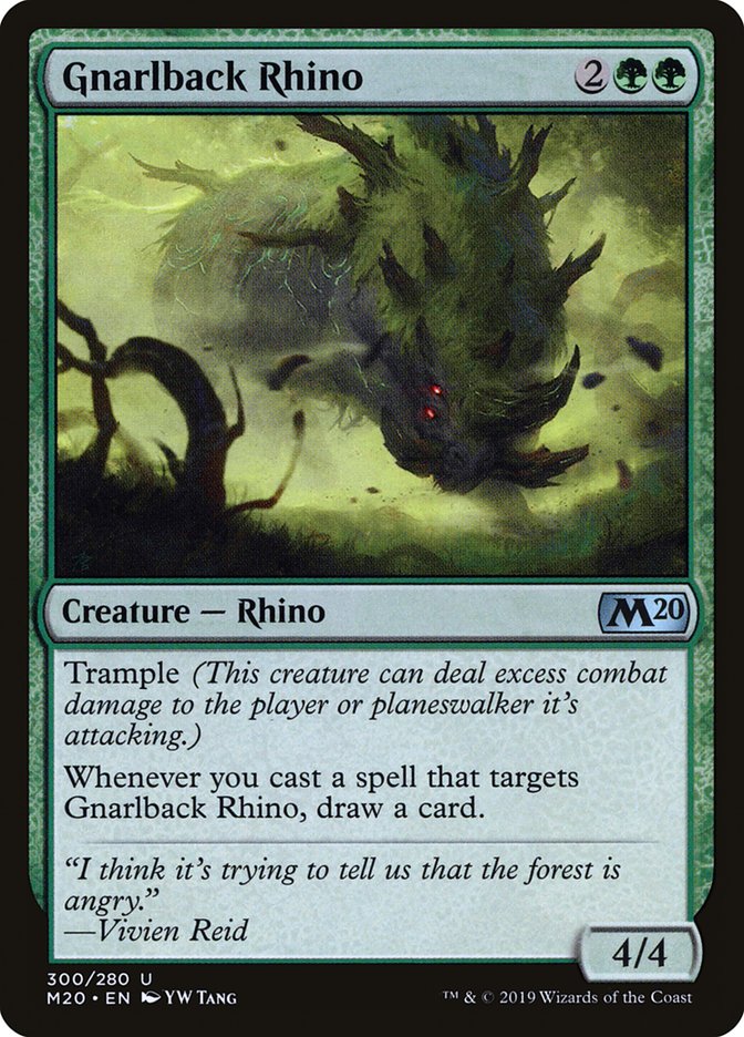 Gnarlback Rhino [Core Set 2020] | Lots Moore NSW