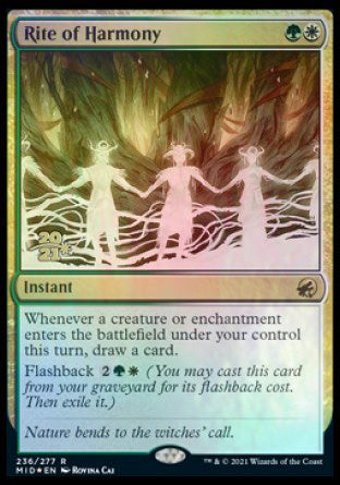 Rite of Harmony [Innistrad: Midnight Hunt Prerelease Promos] | Lots Moore NSW