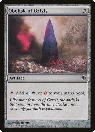 Obelisk of Grixis [Shards of Alara] | Lots Moore NSW