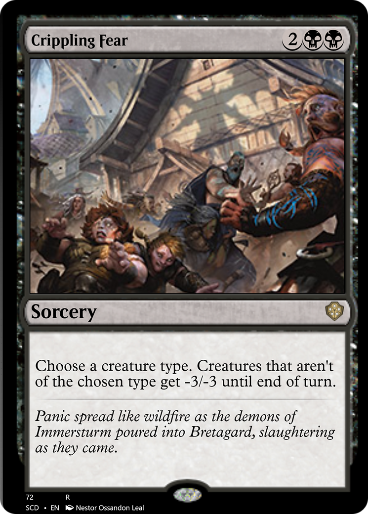 Crippling Fear [Starter Commander Decks] | Lots Moore NSW