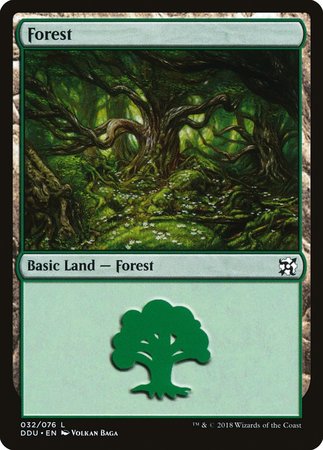 Forest (32) [Duel Decks: Elves vs. Inventors] | Lots Moore NSW