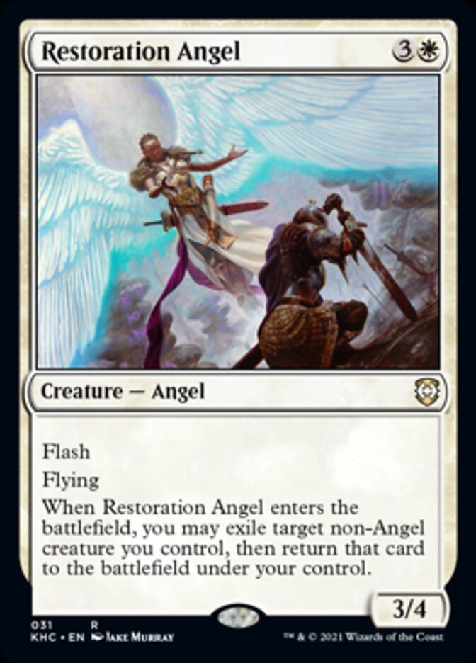 Restoration Angel [Kaldheim Commander] | Lots Moore NSW