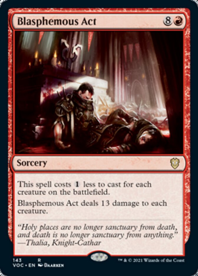 Blasphemous Act [Innistrad: Crimson Vow Commander] | Lots Moore NSW