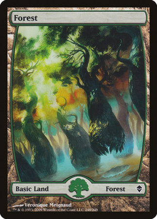 Forest (248) - Full Art [Zendikar] | Lots Moore NSW