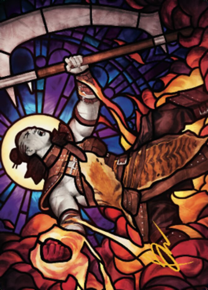 Garna, Bloodfist of Keld Art Card (Gold-Stamped Signature) [Dominaria United Art Series] | Lots Moore NSW