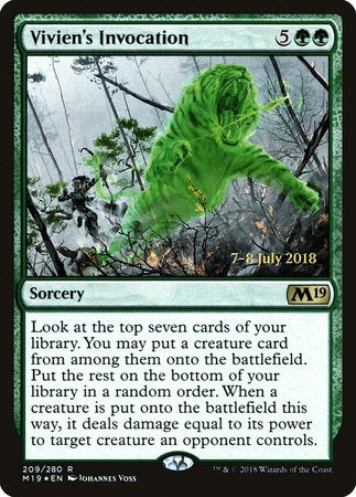 Vivien's Invocation [Core Set 2019 Promos] | Lots Moore NSW