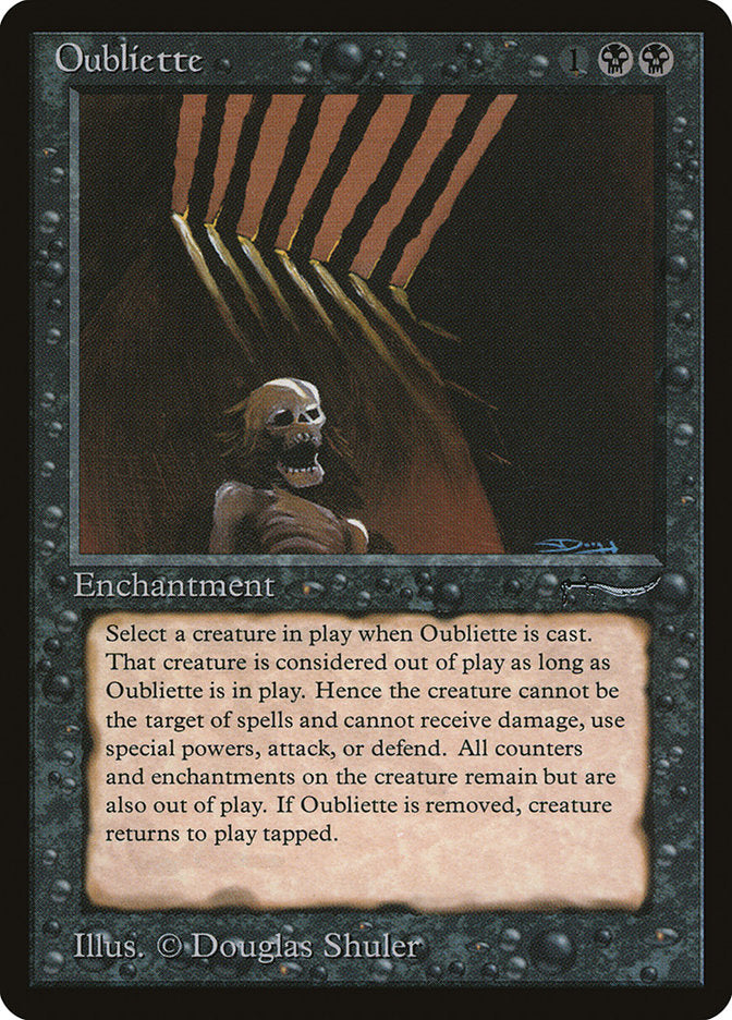 Oubliette (Dark Mana Cost) [Arabian Nights] | Lots Moore NSW