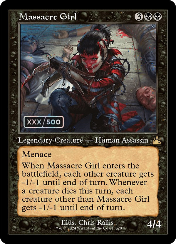 Massacre Girl (Retro) (Serialized) [Ravnica Remastered] | Lots Moore NSW