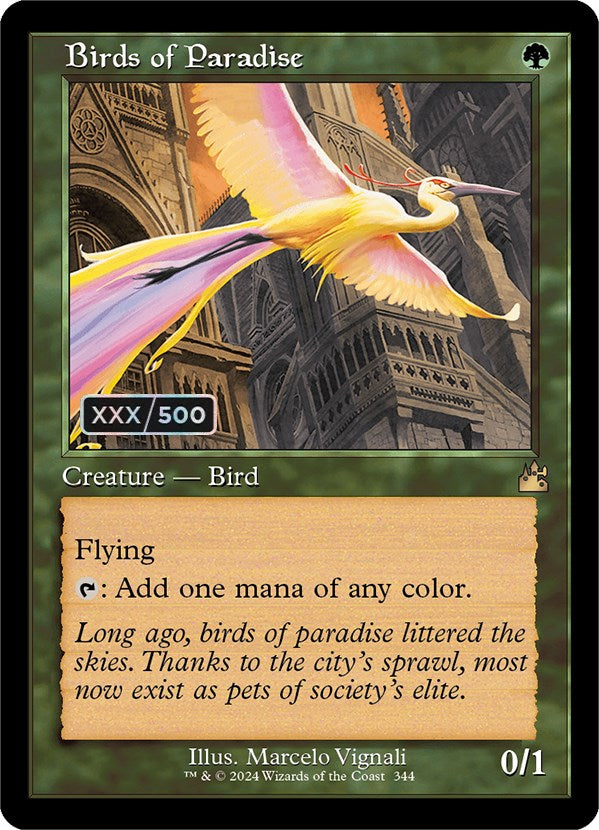 Birds of Paradise (Retro) (Serialized) [Ravnica Remastered] | Lots Moore NSW