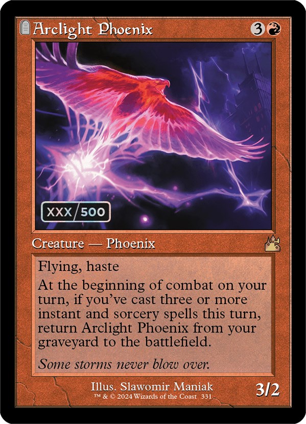 Arclight Phoenix (Retro) (Serialized) [Ravnica Remastered] | Lots Moore NSW