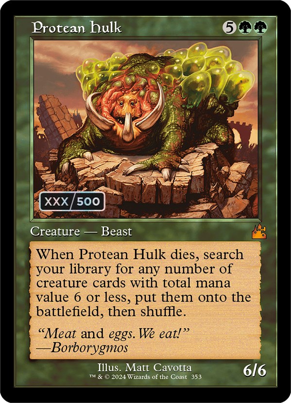 Protean Hulk (Retro) (Serialized) [Ravnica Remastered] | Lots Moore NSW