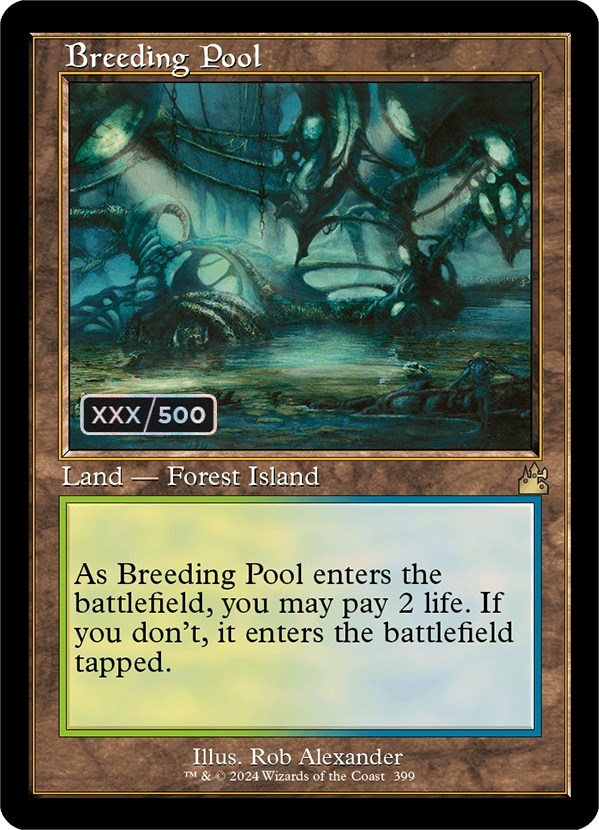 Breeding Pool (Retro) (Serialized) [Ravnica Remastered] | Lots Moore NSW