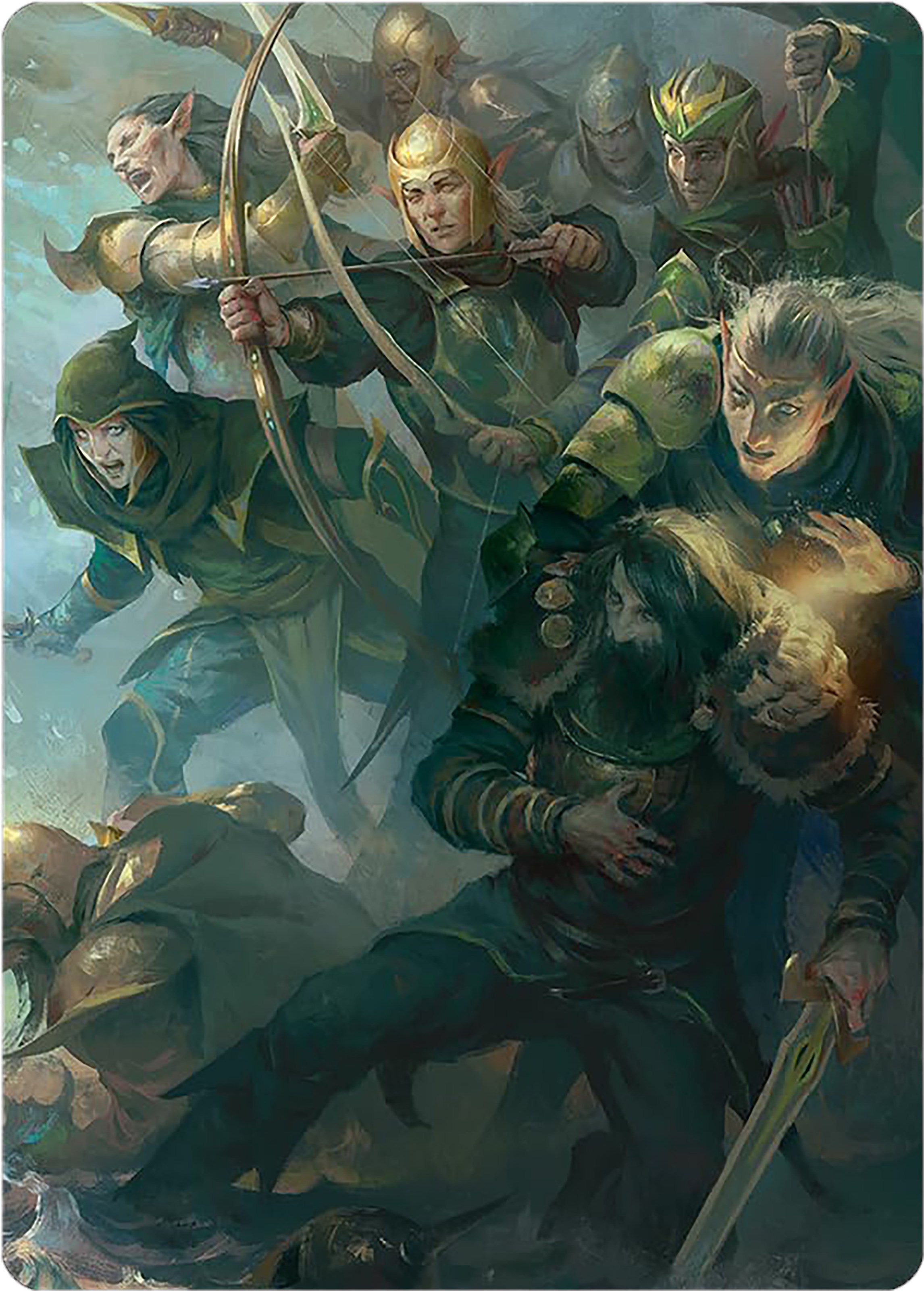 Galadhrim Brigade Art Card [The Lord of the Rings: Tales of Middle-earth Art Series] | Lots Moore NSW