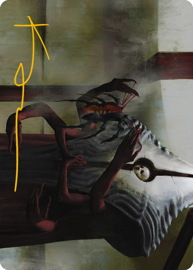 Vivisection Evangelist Art Card (Gold-Stamped Signature) [Phyrexia: All Will Be One Art Series] | Lots Moore NSW