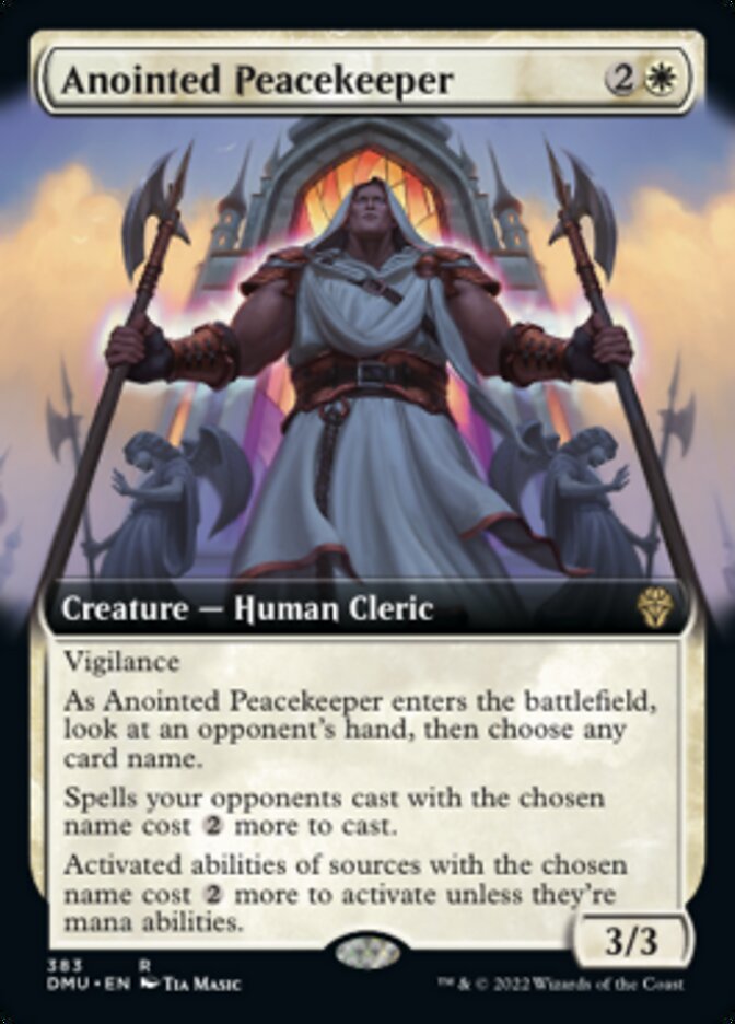 Anointed Peacekeeper (Extended Art) [Dominaria United] | Lots Moore NSW