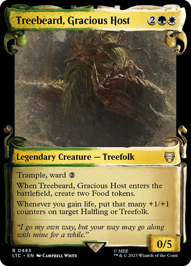 Treebeard, Gracious Host [The Lord of the Rings: Tales of Middle-Earth Commander Showcase Scrolls] | Lots Moore NSW