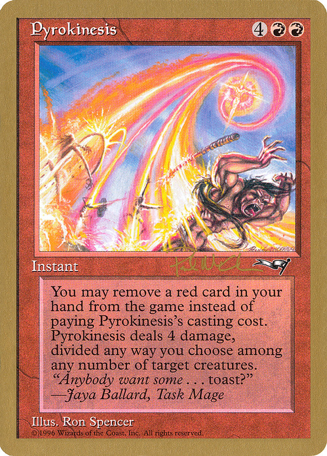 Pyrokinesis (Paul McCabe) [World Championship Decks 1997] | Lots Moore NSW