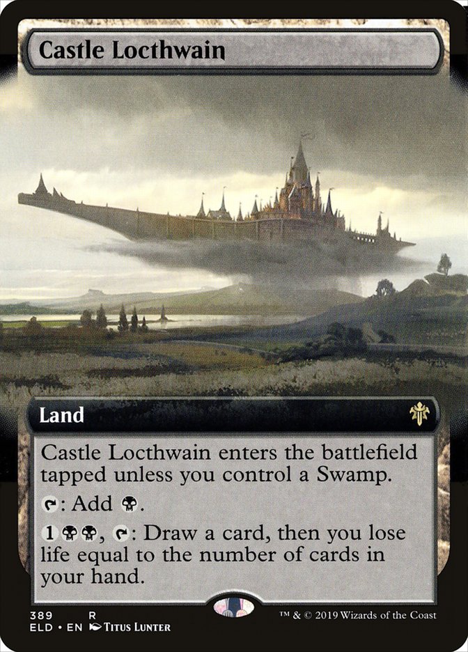 Castle Locthwain (Extended Art) [Throne of Eldraine] | Lots Moore NSW