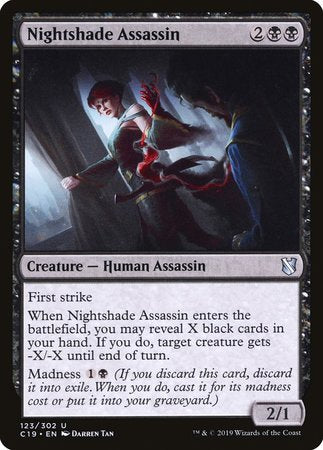 Nightshade Assassin [Commander 2019] | Lots Moore NSW