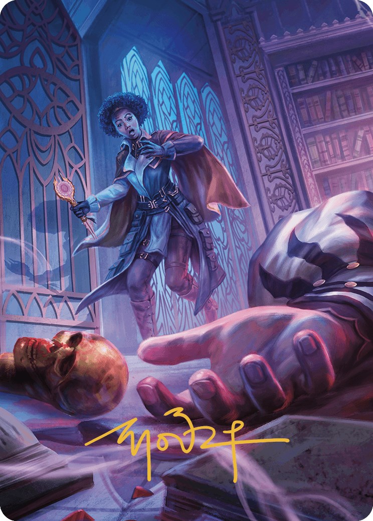 Deadly Complication Art Card (Gold-Stamped Signature) [Murders at Karlov Manor Art Series] | Lots Moore NSW
