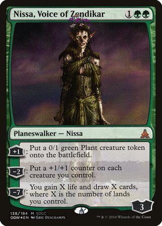 Nissa, Voice of Zendikar SDCC 2016 EXCLUSIVE [San Diego Comic-Con 2016] | Lots Moore NSW