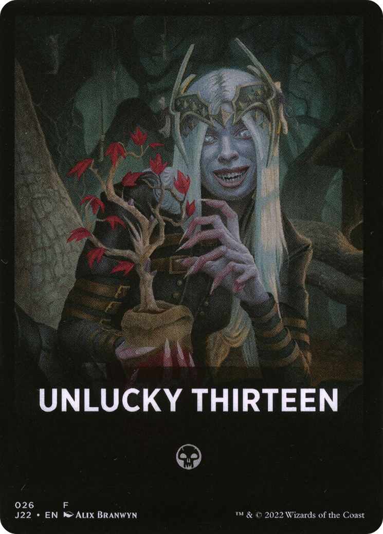 Unlucky Thirteen Theme Card [Jumpstart 2022 Front Cards] | Lots Moore NSW