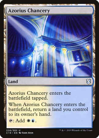 Azorius Chancery [Commander 2019] | Lots Moore NSW