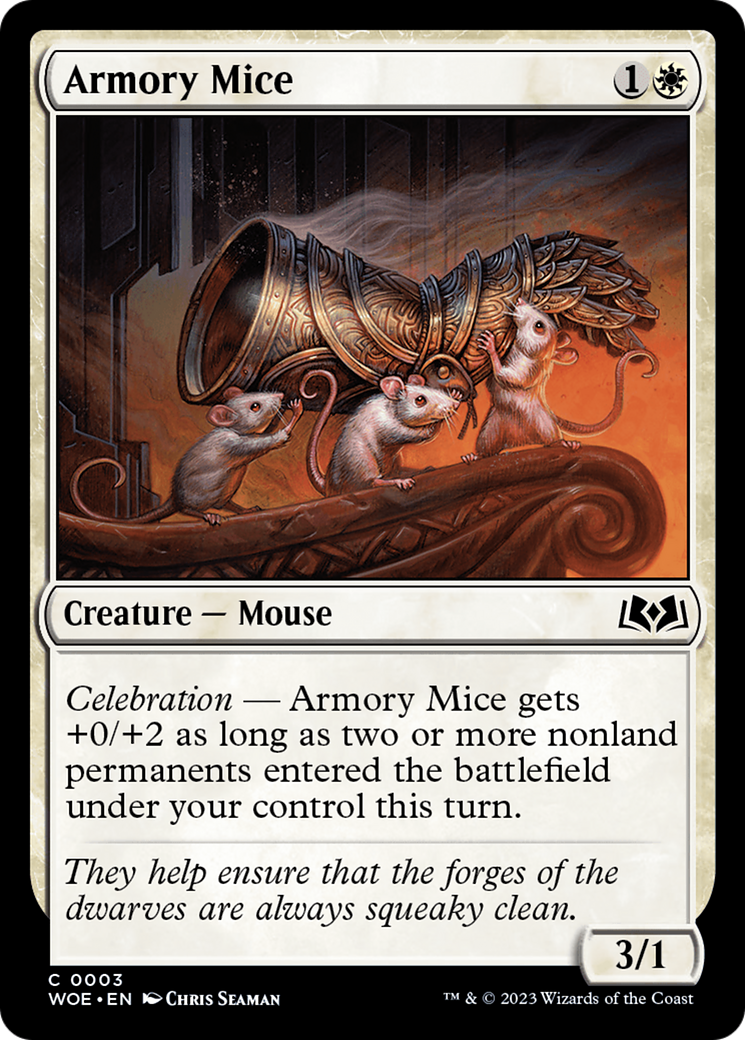 Armory Mice [Wilds of Eldraine] | Lots Moore NSW