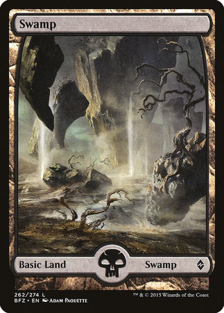 Swamp (262) - Full Art [Battle for Zendikar] | Lots Moore NSW