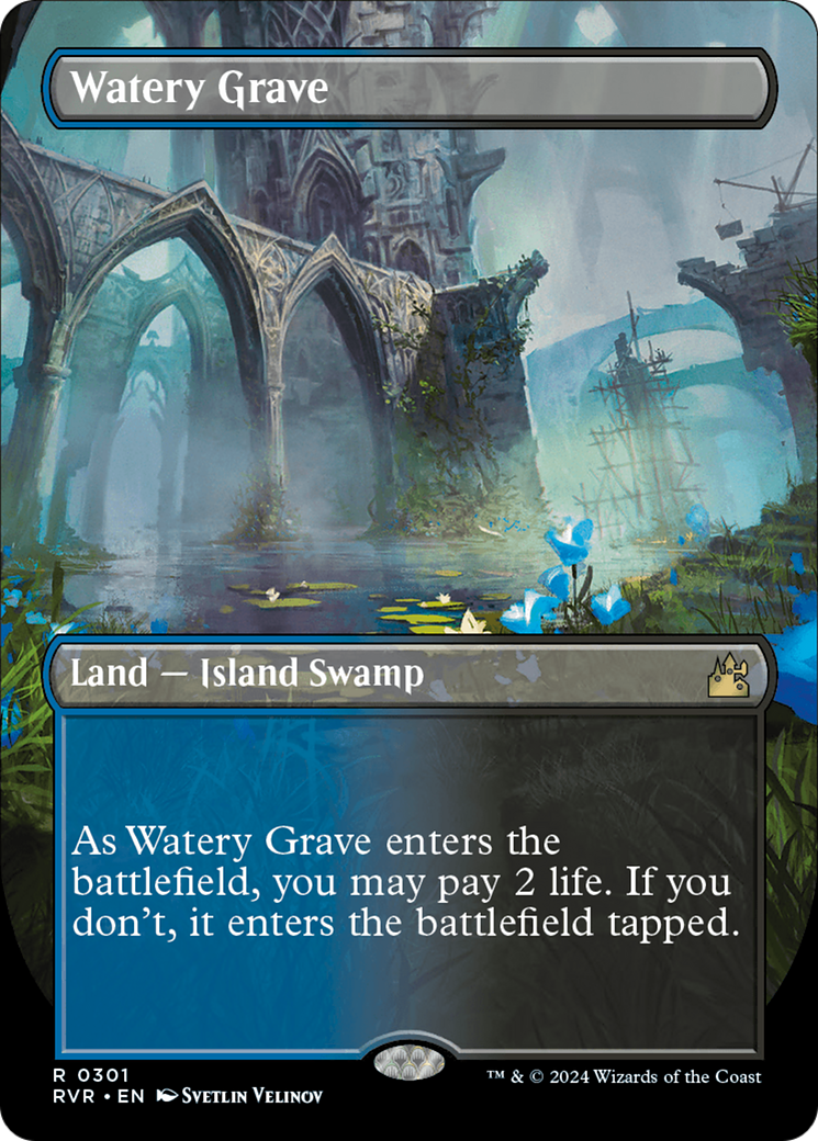 Watery Grave (Borderless) [Ravnica Remastered] | Lots Moore NSW