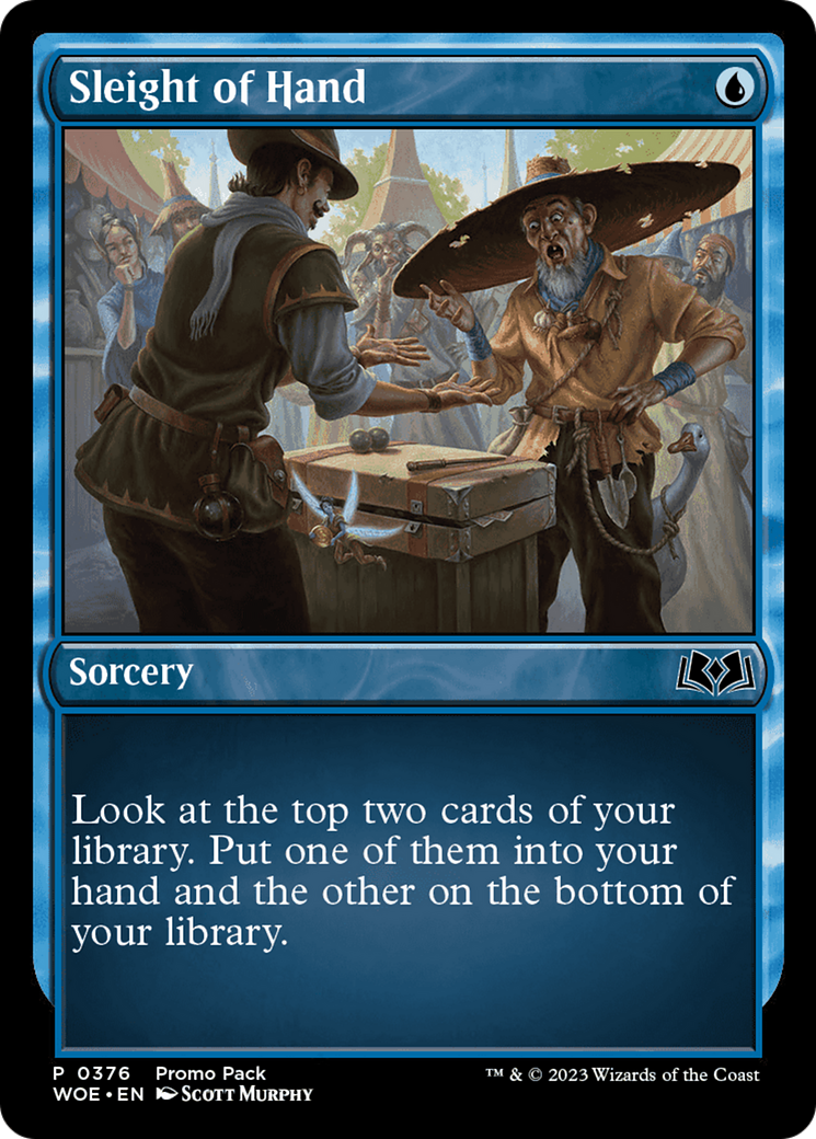 Sleight of Hand (Promo Pack) [Wilds of Eldraine Promos] | Lots Moore NSW