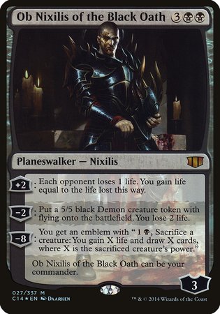 Ob Nixilis of the Black Oath (Commander 2014) [Commander 2014 Oversized] | Lots Moore NSW