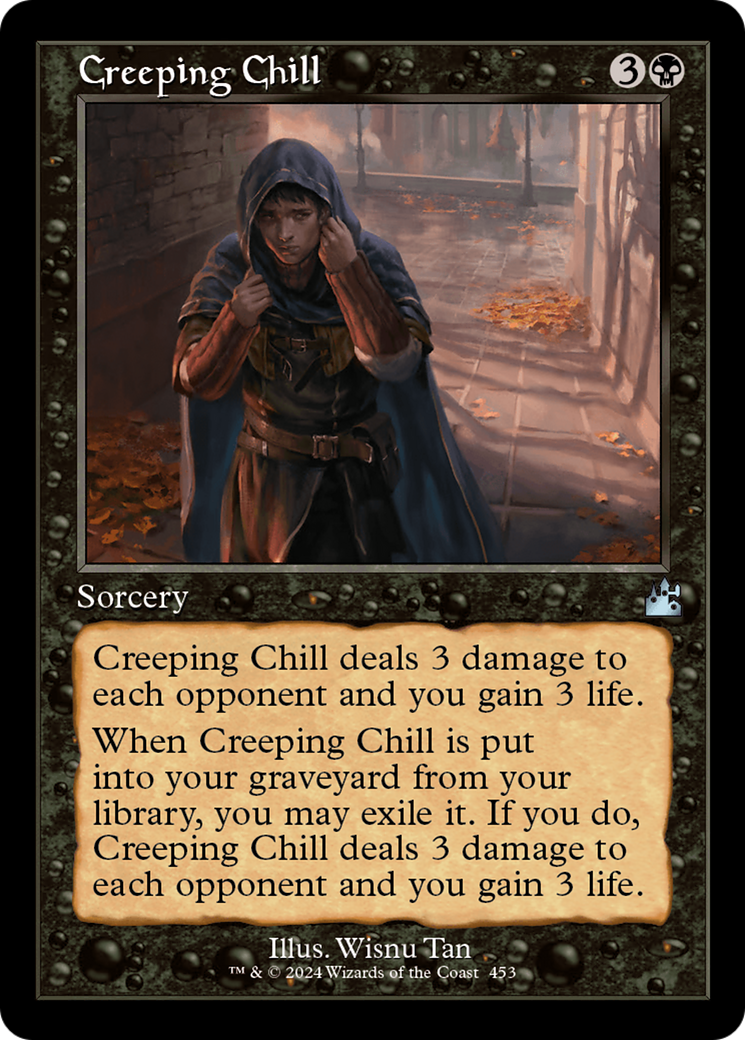 Creeping Chill (Retro Frame) [Ravnica Remastered] | Lots Moore NSW