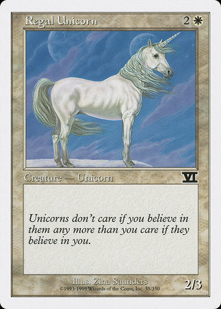 Regal Unicorn [Classic Sixth Edition] | Lots Moore NSW