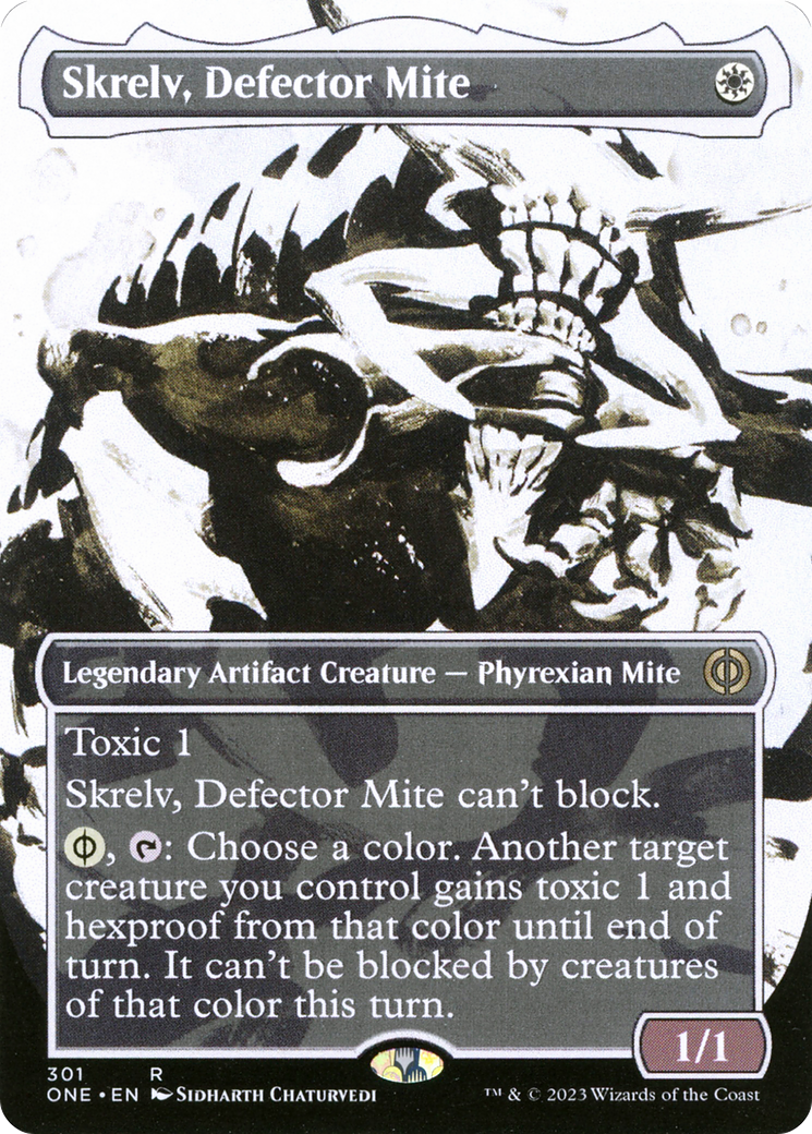 Skrelv, Defector Mite (Borderless Ichor) [Phyrexia: All Will Be One] | Lots Moore NSW