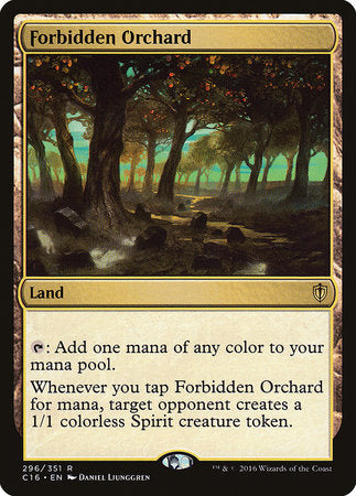 Forbidden Orchard [Commander 2016] | Lots Moore NSW