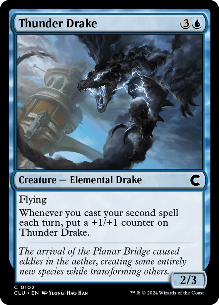 Thunder Drake [Ravnica: Clue Edition] | Lots Moore NSW