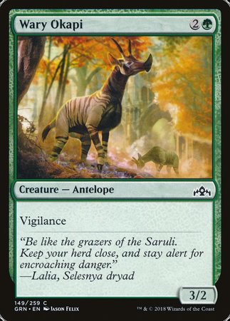 Wary Okapi [Guilds of Ravnica] | Lots Moore NSW