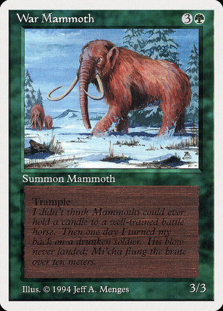 War Mammoth [Summer Magic / Edgar] | Lots Moore NSW