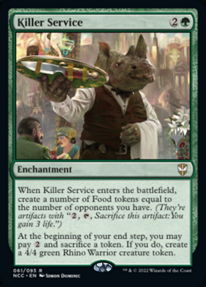 Killer Service (Promo Pack) [Streets of New Capenna Commander Promos] | Lots Moore NSW
