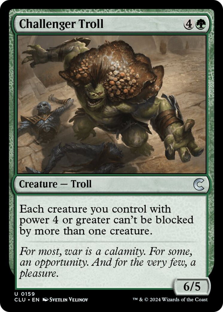 Challenger Troll [Ravnica: Clue Edition] | Lots Moore NSW