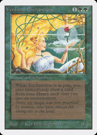 Verduran Enchantress [Unlimited Edition] | Lots Moore NSW