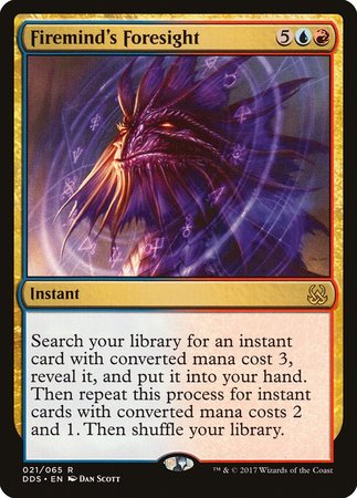 Firemind's Foresight [Duel Decks: Mind vs. Might] | Lots Moore NSW