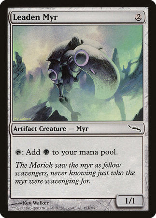 Leaden Myr [Mirrodin] | Lots Moore NSW