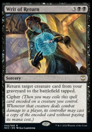 Writ of Return (Promo Pack) [Streets of New Capenna Commander Promos] | Lots Moore NSW