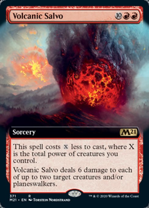 Volcanic Salvo (Extended Art) [Core Set 2021] | Lots Moore NSW
